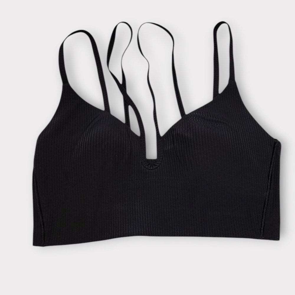 Size 4 - Lululemon Like a Cloud Strappy Longline Ribbed Bra